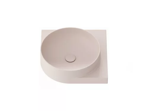 Mosdó, Ravak Yard 45 C kerámiamosdó Alabaster Pink, túlfolyó furat nélkül XJX0G045000