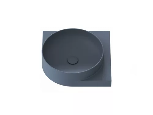 Mosdó, Ravak Yard 45 C kerámiamosdó Deepsea Blue, túlfolyó furat nélkül XJX07045000