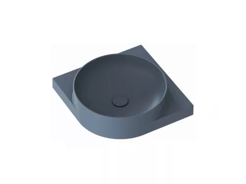 Mosdó, Ravak Yard 45 C kerámiamosdó Deepsea Blue, túlfolyó furat nélkül XJX07045000