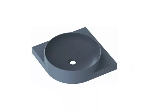 Mosdó, Ravak Yard 45 C kerámiamosdó Deepsea Blue, túlfolyó furat nélkül XJX07045000