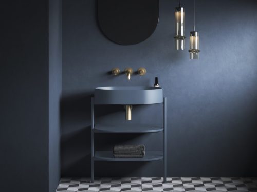 Alsó szekrény, Ravak CS Yard 60 fürdőszobai bútor, Deepsea Blue D800007005