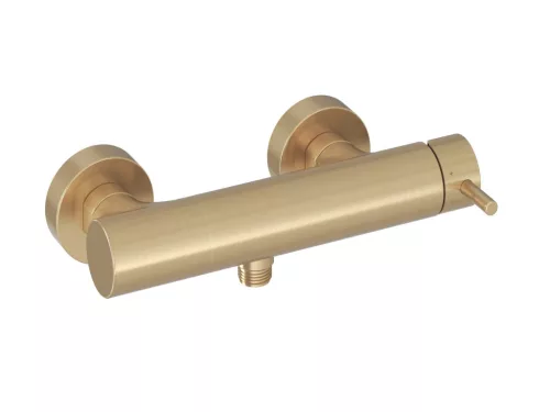 Zuhany csaptelep, Ravak Espirit fali, zuhanyszett nélkül ES 032.60GLB, Gold Brushed X070604