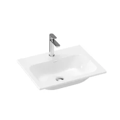   Mosdó, Ravak Chrome Slim 60 kerámiamosdó, fehér, furattal XJX01160008