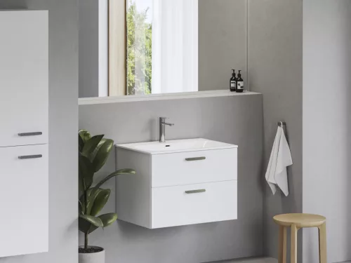 Mosdó, Ravak Chrome Slim 70 kerámiamosdó, fehér, furattal XJX01170002