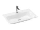 Mosdó, Ravak Chrome Slim 80 kerámiamosdó, fehér, furattal XJX01180002