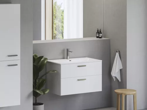 Mosdó, Ravak Chrome Slim 80 kerámiamosdó, fehér, furattal XJX01180002