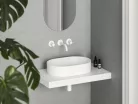 Mosdó, Ravak Ceramic Slim O 55 kerámiamosdó matt fehér XJX0E155000