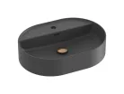 Mosdó, Ravak Ceramic Slim Shelf O 55 kerámiamosdó antracit XJX03155001