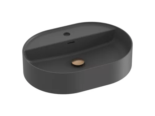Mosdó, Ravak Ceramic Slim Shelf O 55 kerámiamosdó antracit XJX03155001