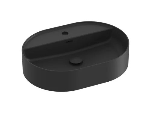 Mosdó, Ravak Ceramic Slim Shelf O 55 kerámiamosdó matt fekete XJX0D155002