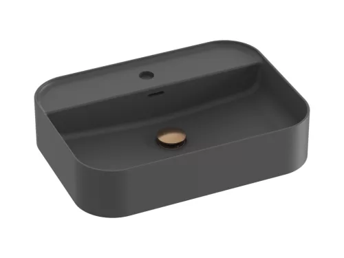 Mosdó, Ravak Ceramic Slim Shelf R 55 kerámiamosdó antracit XJX03155004