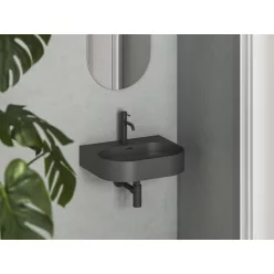   Mosdó, Ravak Ceramic Slim Wall O 55 N kerámiamosdó antracit XJX03155002