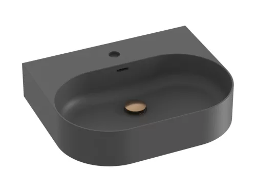 Mosdó, Ravak Ceramic Slim Wall O 55 N kerámiamosdó antracit XJX03155002