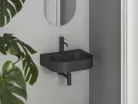 Mosdó, Ravak Ceramic Slim Wall O 55 N kerámiamosdó matt fekete XJX0D155003