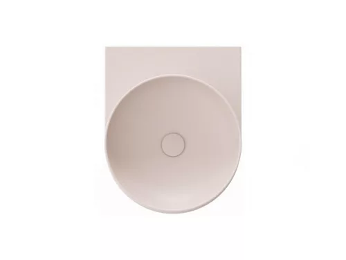 Mosdó, Ravak Yard 40 kerámiamosdó Alabaster Pink, túlfolyó furat nélkül XJX0G040000