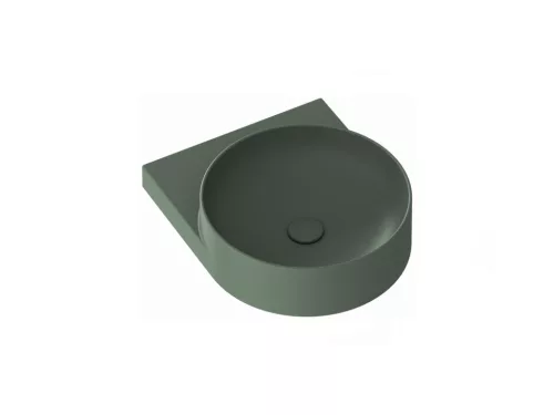 Mosdó, Ravak Yard 40 kerámiamosdó Grey Green, túlfolyó furat nélkül XJX08040000