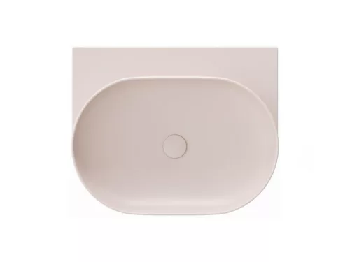 Mosdó, Ravak Yard 60 kerámiamosdó Alabaster Pink, túlfolyó furat nélkül XJX0G060000