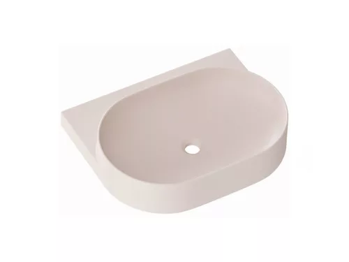 Mosdó, Ravak Yard 60 kerámiamosdó Alabaster Pink, túlfolyó furat nélkül XJX0G060000