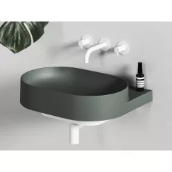   Mosdó, Ravak Yard 60 kerámiamosdó Grey Green, túlfolyó furat nélkül XJX08060000