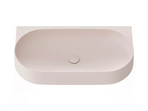 Mosdó, Ravak Yard 80 kerámiamosdó Alabaster Pink, túlfolyó furat nélkül XJX0G080000
