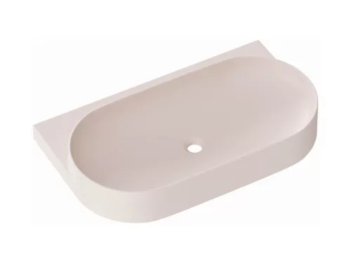 Mosdó, Ravak Yard 80 kerámiamosdó Alabaster Pink, túlfolyó furat nélkül XJX0G080000