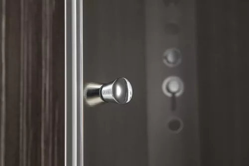 Zuhanyajtó, Aqualine PILOT nyílóajtó, 70 cm, brick üveg PT070W