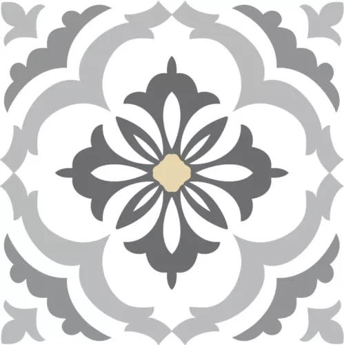 Dekorlap, Zalakerámia Decora Grey 33x33 cm 6035-0361