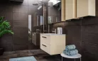 Alsó szekrény, Tboss Ohana 80 króm fogantyúval