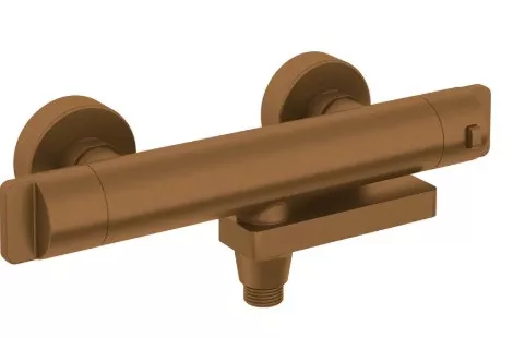 Kádtöltő csaptelep, Deante Therm termosztatikus kádtöltő csaptelep, szálcsiszolt bronz BCH_C1BT