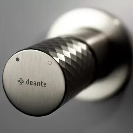 Falba süllyesztett csaptelep, Deante Silia Hexa kádtöltő, szálcsiszolt acél BHS_F18P