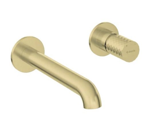 Falba süllyesztett csaptelep, Deante Silia Hexa mosdó csaptelep szálcsiszolt arany BHS_R54L