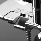 Zuhanyszett, Deante Boro zuhanyszett zuhany csapteleppel, króm NER_04PM