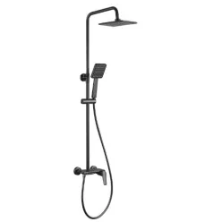   Zuhanyszett, Deante Boro zuhanyszett zuhany csapteleppel, fekete NER_N4PM