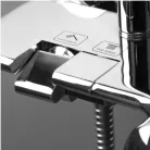 Zuhanyszett, Deante Boro zuhanyszett zuhany csapteleppel, fekete NER_N4PM