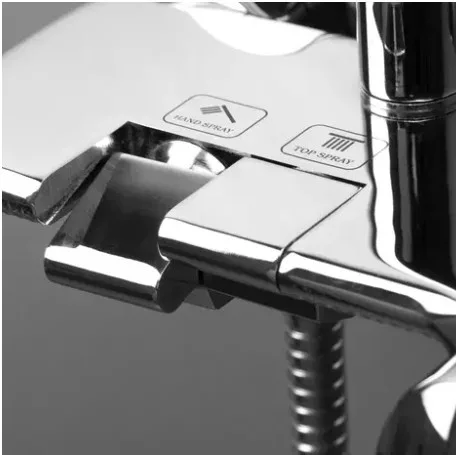 Zuhanyszett, Deante Boro zuhanyszett zuhany csapteleppel, fekete NER_N4PM