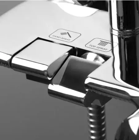 Zuhanyszett, Deante Boro zuhanyszett zuhany csapteleppel, fekete NER_N4PM