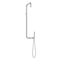   Zuhanyszett, Deante Silia Hexa zuhanyszett zuhany csapteleppel, szálcsiszolt acél NHS_F4XM