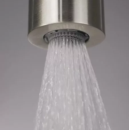 Zuhanyszett, Deante Silia Hexa zuhanyszett zuhany csapteleppel, szálcsiszolt acél NHS_F4XM