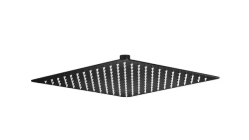 Trópusi zuhany, Deante Cascada acél fejzuhany 250x250 mm, fekete NAC_202K