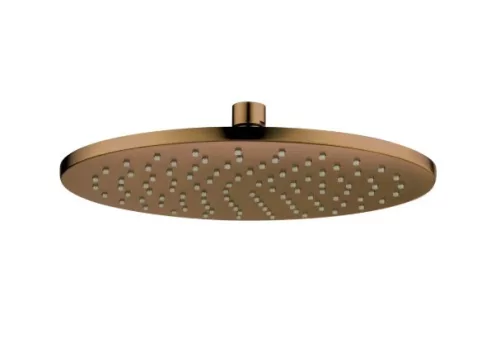 Trópusi zuhany, Deante Cascada fejzuhany, kerek, 250 mm, szálcsiszolt bronz NAC_C91K