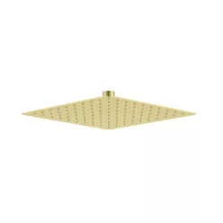   Trópusi zuhany, Deante Cascada fejzuhany, 250x250 mm, szálcsiszolt arany NAC_R02K