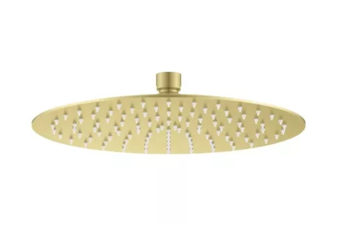 Trópusi zuhany, Deante Cascada fejzuhany, acél, 250 mm, szálcsiszolt arany NAC_R10K