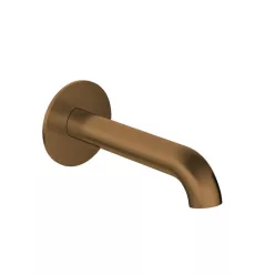   Kádkifolyó, Deante Silia kifolyó kádhoz és mosdókagylóhoz, 160 mm, szálcsiszolt bronz NQS_C80K