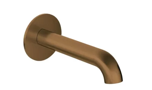 Kádkifolyó, Deante Silia kifolyó kádhoz és mosdókagylóhoz, 160 mm, szálcsiszolt bronz NQS_C80K
