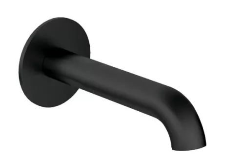 Kádkifolyó, Deante Silia kifolyó kádhoz és mosdókagylóhoz, 160 mm, fekete NQS_N80K