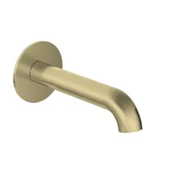   Kádkifolyó, Deante Silia kifolyó kádhoz és mosdókagylóhoz, 160 mm, szálcsiszolt arany NQS_R80K