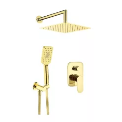   Falba süllyesztett csaptelep, Deante Alpinia falsík alatti zuhanyszett, arany NAC_Z9LP