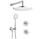 Falba süllyesztett csaptelep, Deante Temisto falsík alatti zuhanyszett, króm NAC_09QT