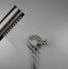 Falba süllyesztett csaptelep, Deante Silia zuhanyszett fejzuhannyal, titanium NQS_D9XK