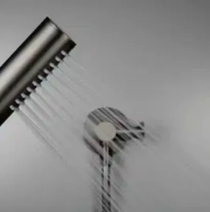 Falba süllyesztett csaptelep, Deante Silia zuhanyszett fejzuhannyal, titanium NQS_D9XK